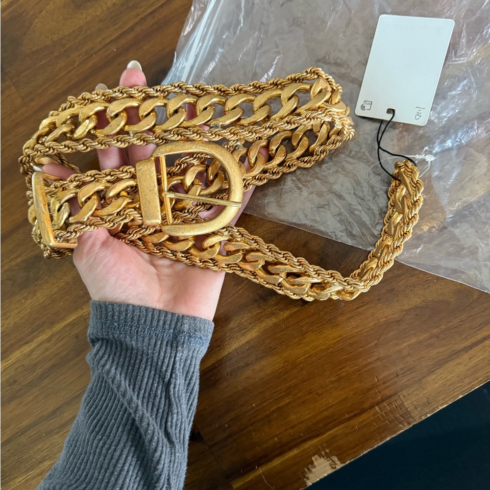 Gold Zara belt